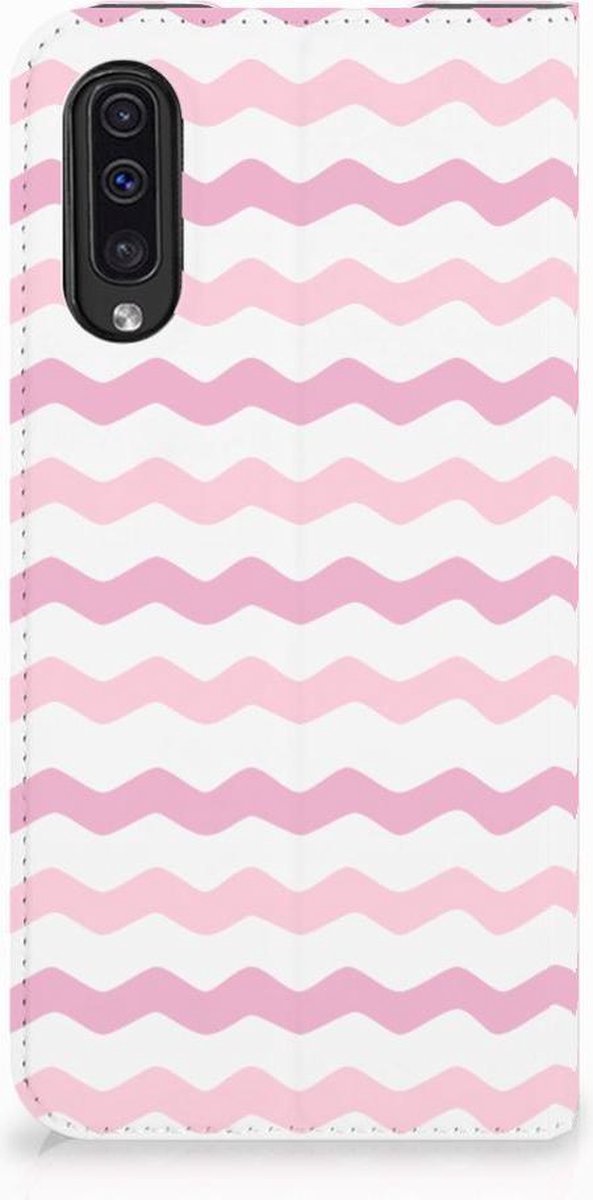 Samsung Galaxy A50 Hoesje met Magneet Waves Roze