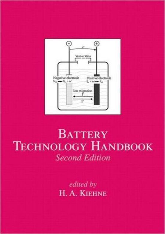 Battery Technology Handbook 9780824742492 H.A. Kiehne Boeken