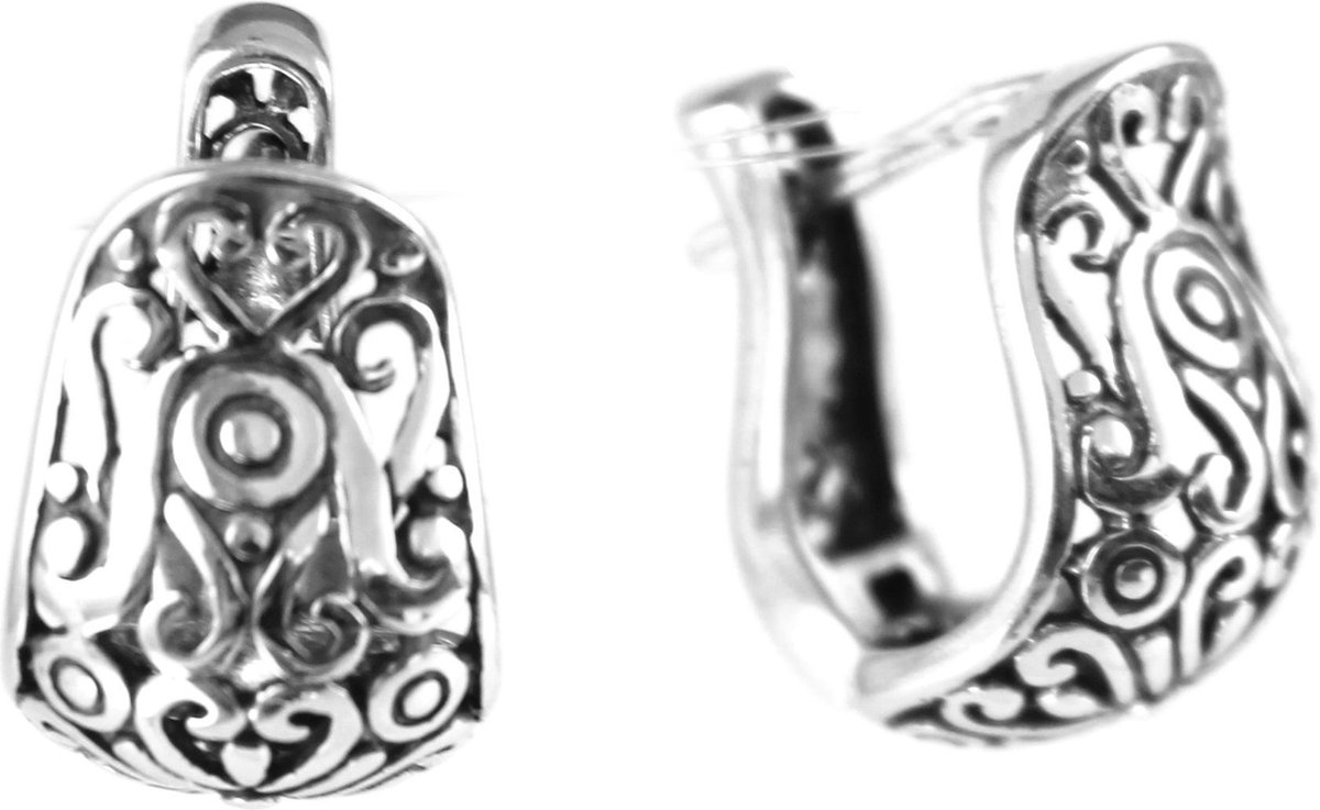 Oorringen Thais Zilver – Handgemaakt - Zilveren Oorbellen