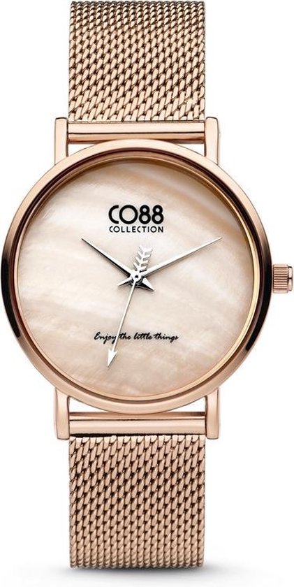 CO88 Collection Horloges 8CW 10052 Horloge met Mesh Band - Ø32 mm - Rosékleurig