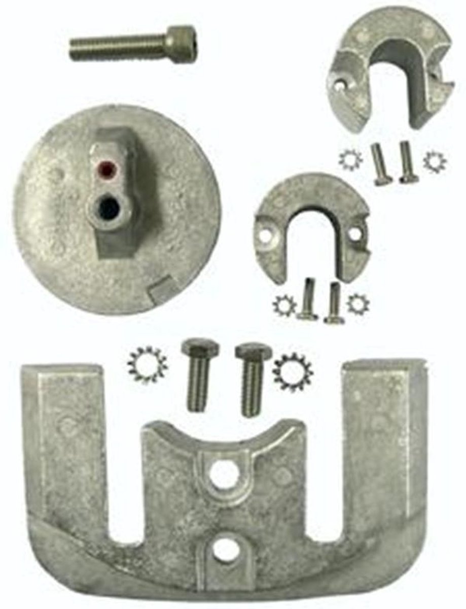allpa Aluminium Anode kit Navalloy Bravo-2 1989 - Present & Bravo-3 1989 - 2003