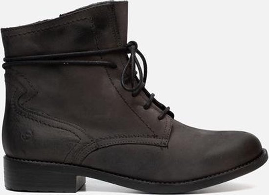 Tamaris Dames Veterboots - Grijs - Maat 41 | bol.com