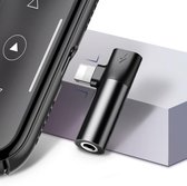 BASEUS 2 in 1 Apple / iPhone Lightning to 3.5mm Audiojack Adapter + Oplaadkabel voor iPhone XS / MAX / XR / X / 8 / 7(PLUS) en 6s - Apple Audio Jack Adapter