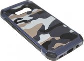 Camouflage hoesje blauw Geschikt voor Samsung Galaxy S8 Plus
