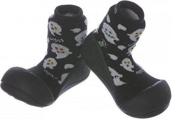 Attipas Halloween zwart  babyschoenen, eerste loopschoentjes  maat 20 , 6-12 maanden