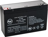 Dual-Lite N4X14I-12V 6V 12Ah Noodverlichting Accu - Dit is een AJC® Vervangings Accu