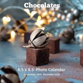 Chocolates 8.5 X 8.5 Calendar September 2019 -December 2020