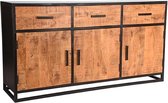 Trend Living Cuba Dressoir - Zwart - Hout - 170 cm