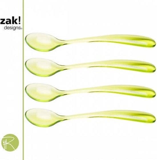 Ijslepels - Zak!Designs - Stacky - set van 4 - 15 cm - zak!Designs