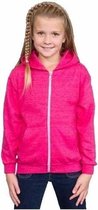 Hooded sweater roze voor meisjes M (7-8 jaar)