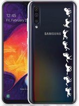 Galaxy A50 Hoesje Horses in Motion - Designed by Cazy