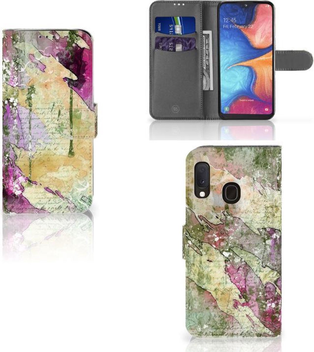 Hoesje Samsung Galaxy A20e Letter Painting