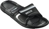 Chaussons de bain Beco avec velcro noir unisexe taille 44
