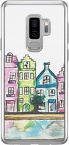 Samsung S9 Plus hoesje siliconen - Amsterdam | Samsung Galaxy S9 Plus case | multi | TPU backcover transparant