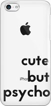 iPhone 5C hoesje - Cute but psycho - Multi