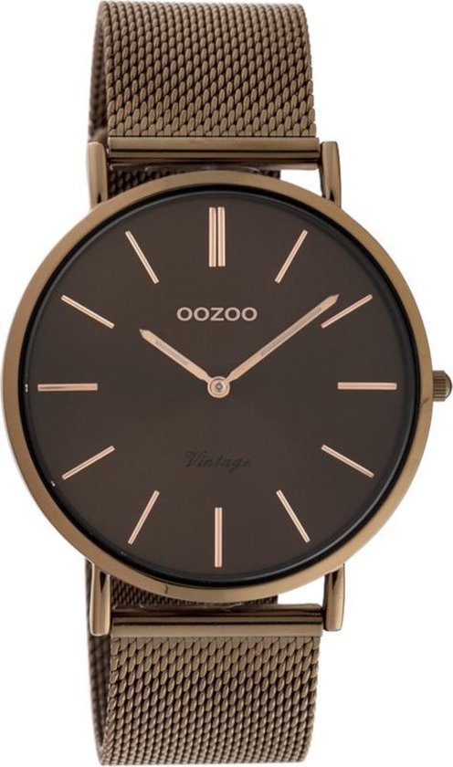 Ijver Heel bewaker OOZOO Vintage Bruin horloge (40 mm) - Bruin | bol.com