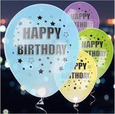 Ballonnen - LED Happy Birthday - 4 stuks