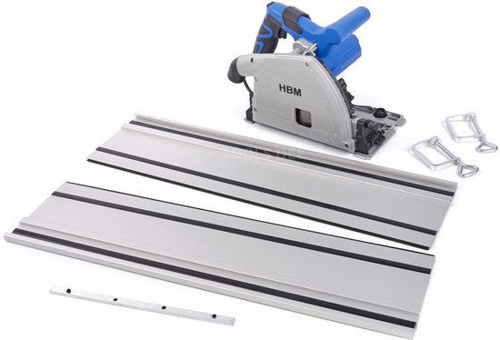 HBM Profi 1200 Watt Invalzaag 185 mm met 2 x 700 mm Liniaal