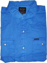 Pme legend blauw twill denim overhemd lange mouwen - Maat M