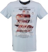 Pme legend lichtblauw t-shirt - Maat S