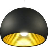 Zwarte Hanglamp met Goudkleurige Binnenkant – Valott Oca