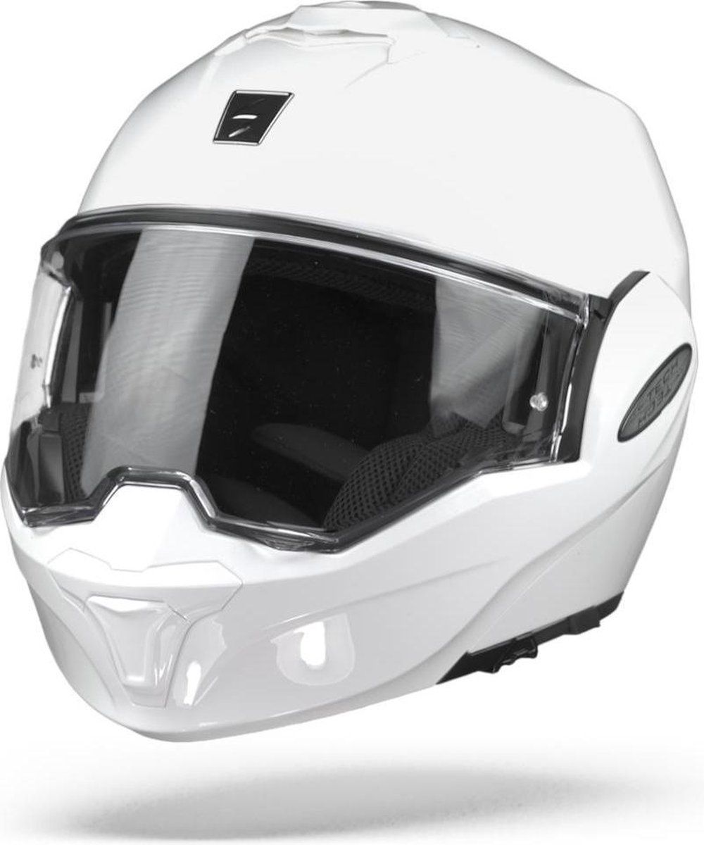Casque modulable Scorpion Exo-Tech Solid White - Casque de moto - Taille  XXL | bol.com