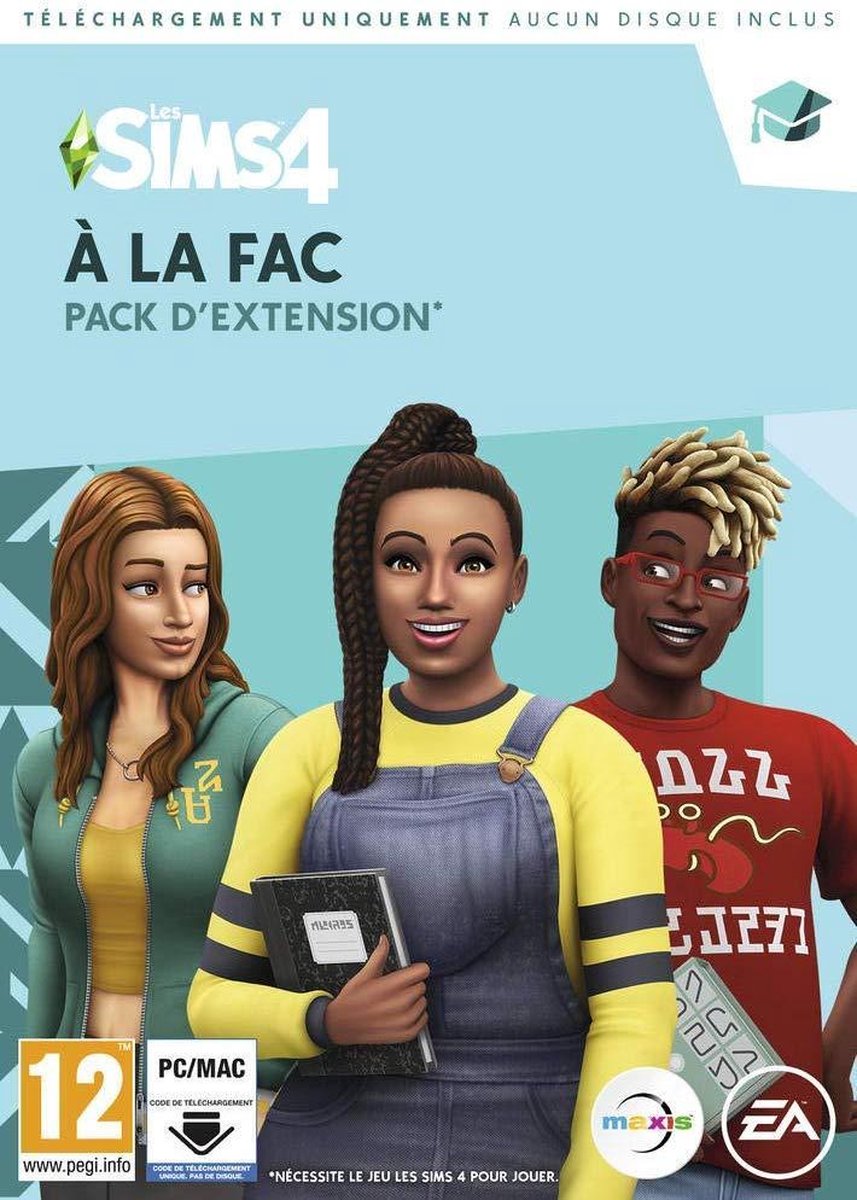 Les Sims 4: A La Fac - PC/Mac Basic + Add-on Frans