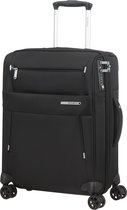 Samsonite Reiskoffer - Duopack Spinner 55/20 uitbreidbaar 2 Frame (Handbagage) Black