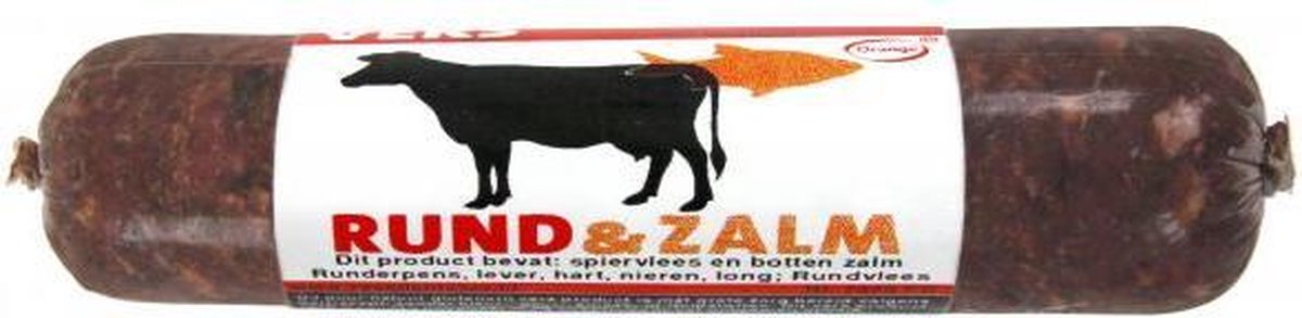 Hondenvoer Excellent Vers - Rund/Zalm Diepvries 1kg - Natuurlijke voeding zonder toevoegingen