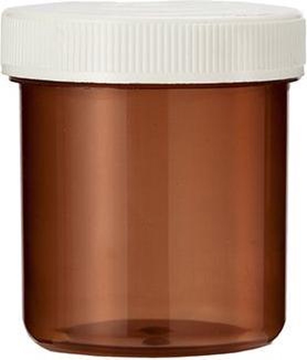 Spruyt Hillen Tabletflacon 40 ml bruin met dop 300 stuks