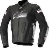 Alpinestars Fuji Black Leather Motorcycle Jacket 48