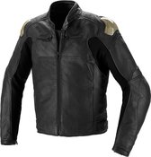 Spidi Rebel Black Leather Motorcycle Jacket 54