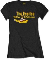 The Beatles Dames Tshirt -S- Nothing Is Real Zwart