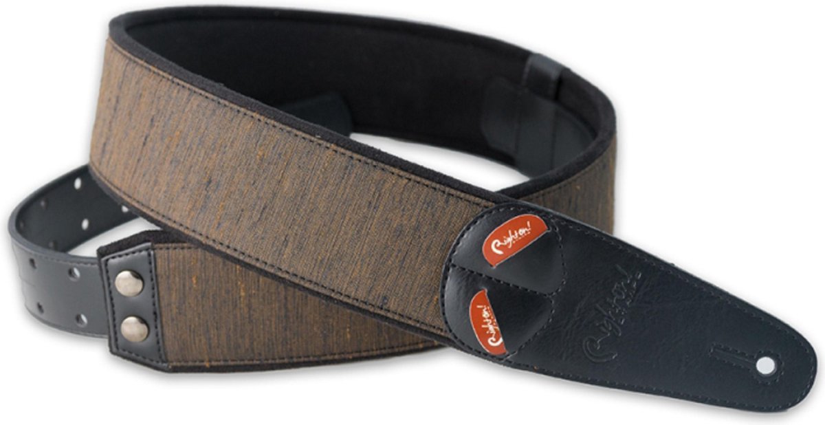 Righton Boxeo Brown - Gitaarband, handgemaakt, vegan - bruin