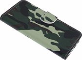 Camouflage Design Portemonnee Hoesje Met Pasjesruimte & Magneet flapje - Samsung Galaxy A50s/A30s