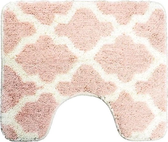 Wc-mat Alhambra roze 60x50cm | bol.com