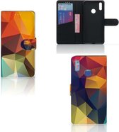 Bookcase Huawei Y7 (2019) Polygon Color
