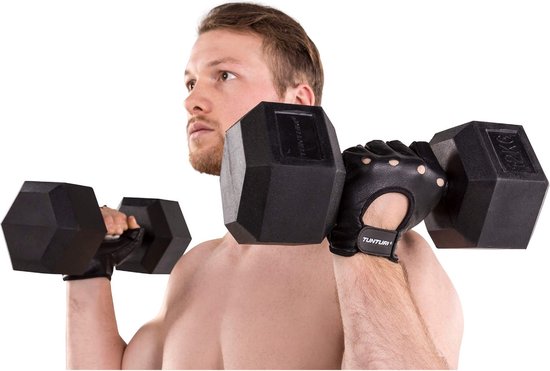 Tunturi Fitness Gloves - Fitness handschoenen - Gewichthefhandschoenen - Sporthandschoenen - Fit Sport - L - Tunturi