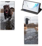 Geschikt voor Samsung Galaxy Note 10 Hoesje maken Honden Labrador
