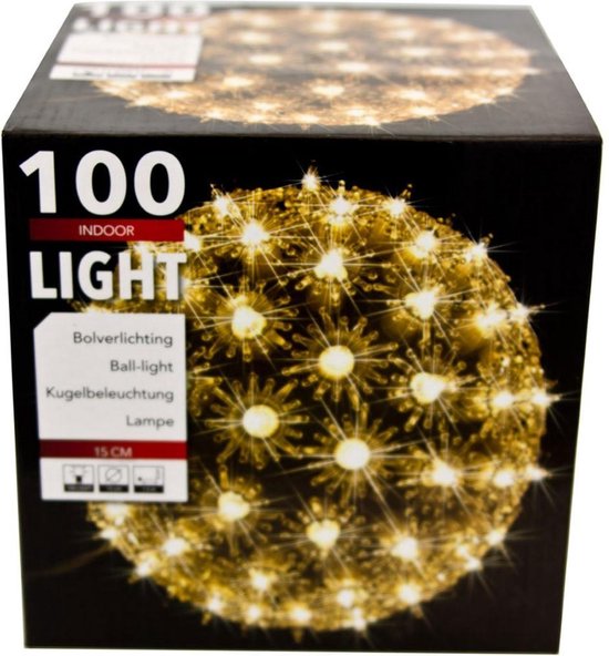 2 stuks Bol 100 lampjes wit helder LED | bol