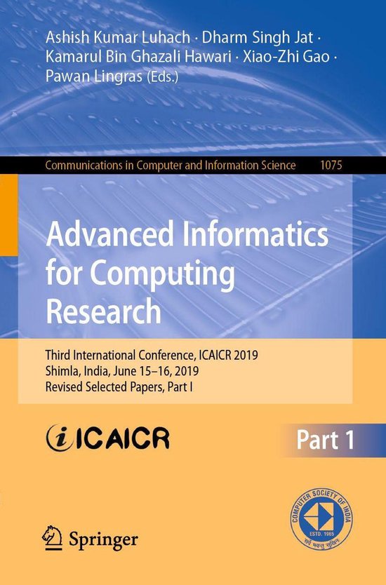 Computer Science (R0) 1 - Advanced Informatics for Computing ... - cover