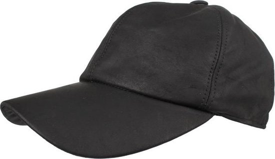 Foto: Horka baseballcap nappa leer m zwart