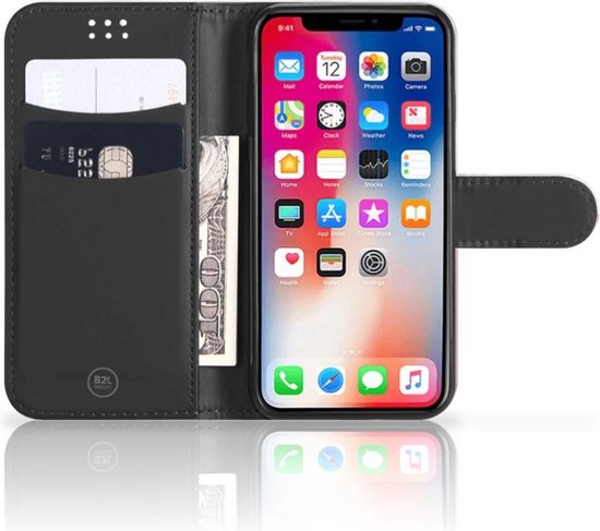 Coque Apple iPhone X | Xs magnétique Cuir PU Protection Etui Housse pour Drapeau Polonais