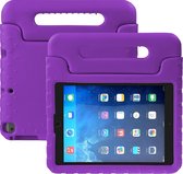 Kinderhoes Geschikt voor iPad 10.2 2019 Hoes Kinder Hoesje Kids Case Cover Kidsproof Met 2x Screenprotector - Hoesje Geschikt voor iPad 7 Hoesje Kinder Hoes - Paars