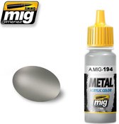 AMMO MIG 0194 Aluminium - Matt - Acyl Verf flesje