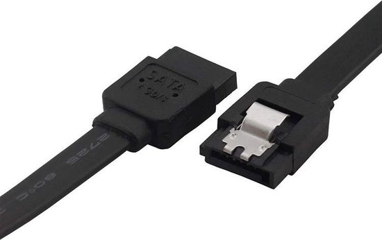 Zescyha Lot De 3 Câble SATA III 6Gb/s, Câbles SATA SSD Avec Connecteurs Droits Adaptateur D'Alimentation Y 15 Pin, Cable De Données SSD HDD, Connexion Disque Dur, Lecteurs CD/DVD/Blu-Ray