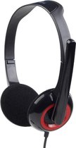 Headset zwart-rood