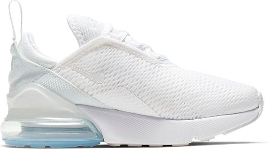 Motel thermometer oud Nike Air Max 270 Sneakers - White/White-Metallic Silver - Maat 32 | bol.com