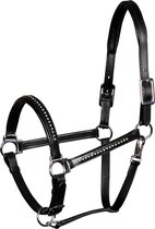 Harry's Horse licou cuir Finesse Crystal poney noir