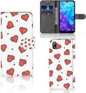Huawei Y5 (2019) Telefoon Hoesje Hearts